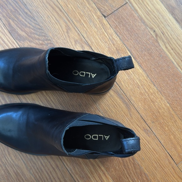 Black Aldo ankle boots size 7 - Picture 2 of 8